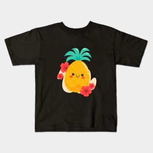 Cute Kawaii Pineapple Kids T-Shirt